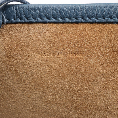 The Row Park Tote Small Leather Shoulder bag in Blue