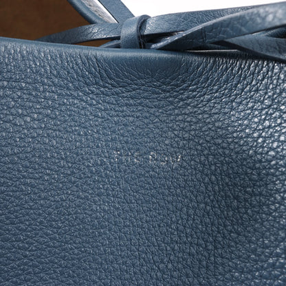 The Row Park Tote Small Leather Shoulder bag in Blue