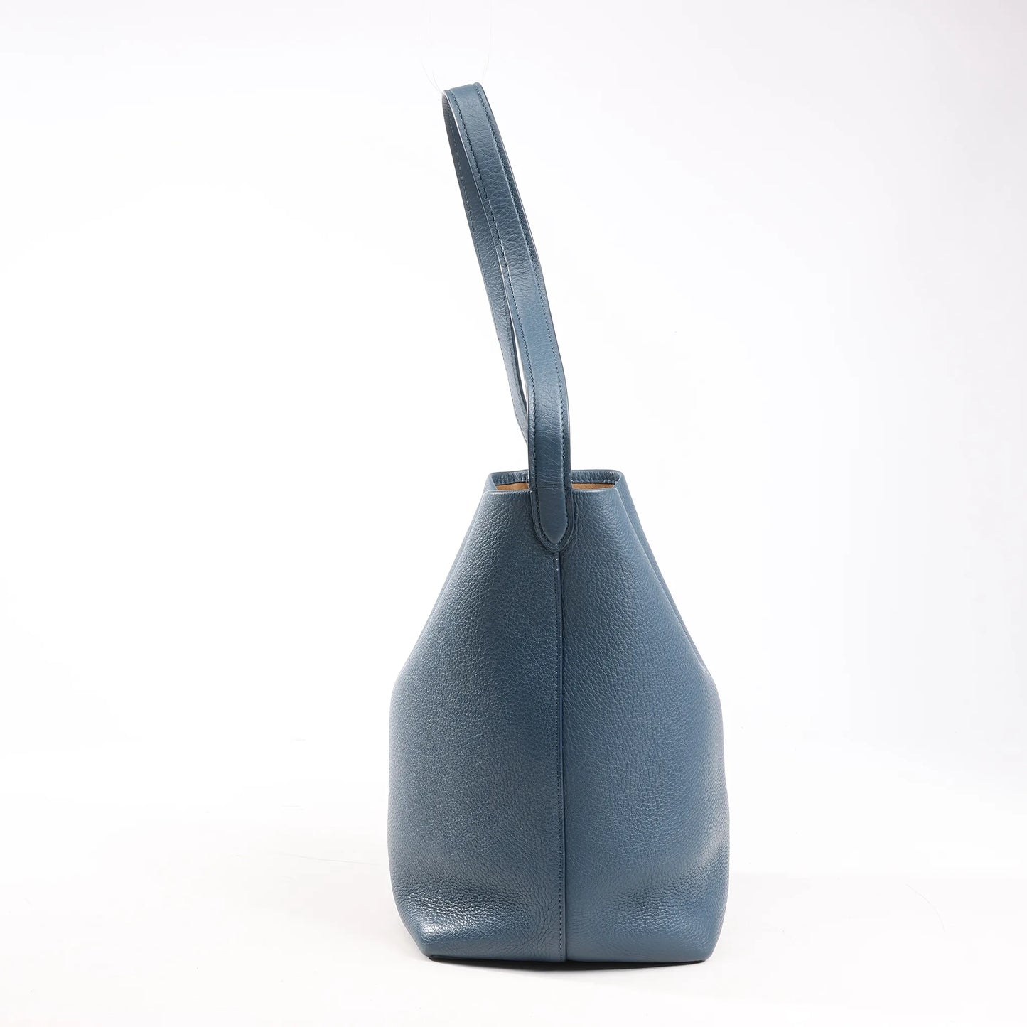 The Row Park Tote Small Leather Shoulder bag in Blue
