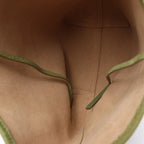 The Row Park Tote Small Leather Shoulder bag in Green