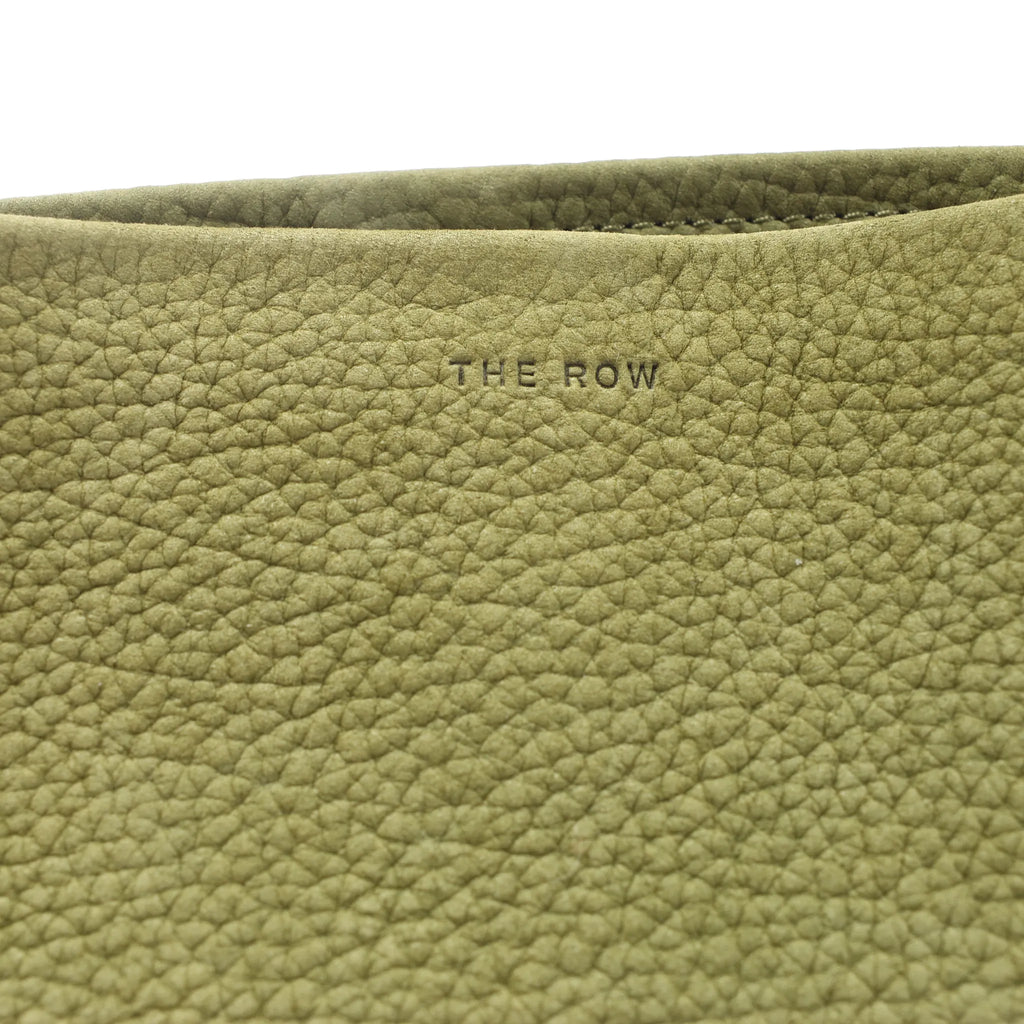 The Row Park Tote Small Leather Shoulder bag in Green
