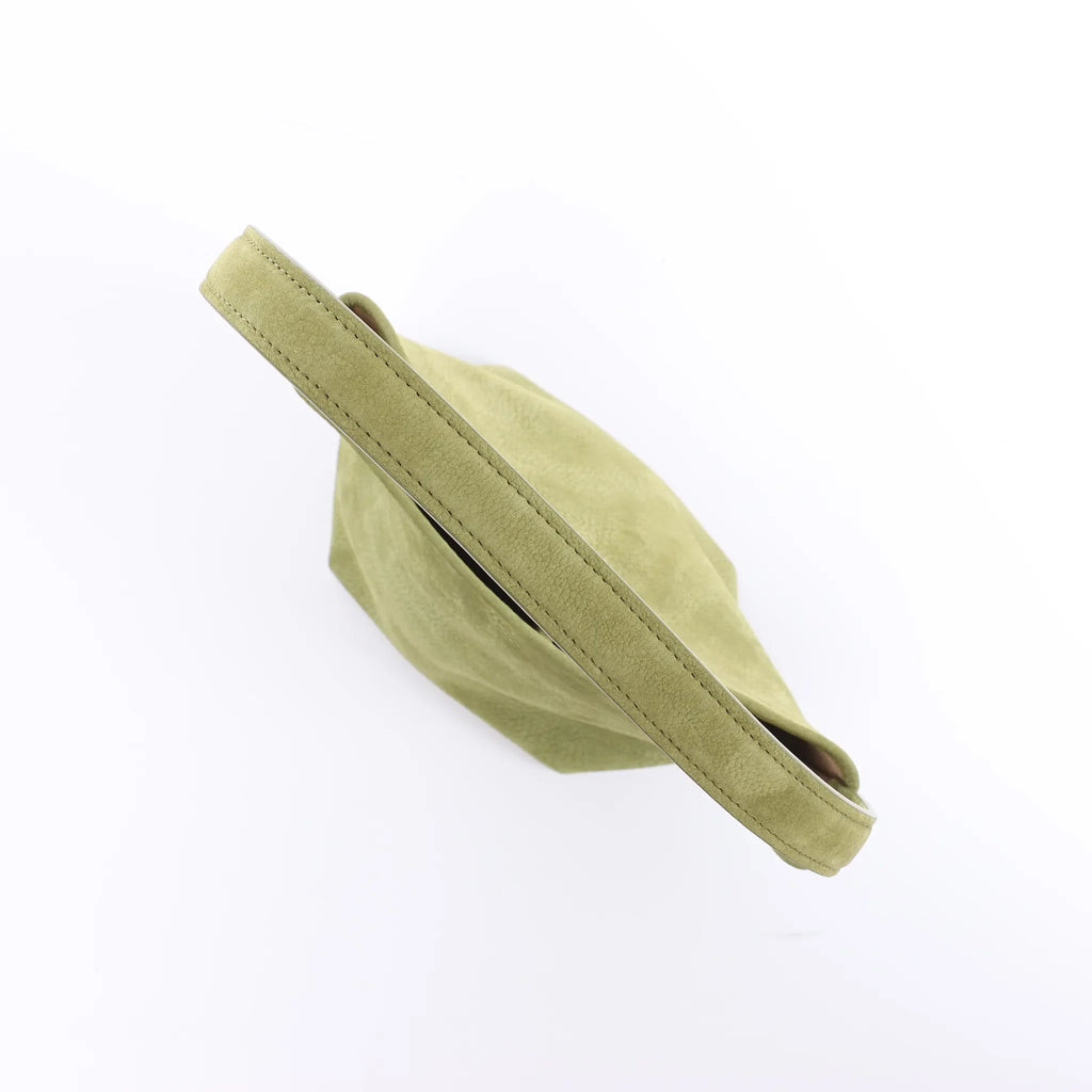 The Row Park Tote Small Leather Shoulder bag in Green
