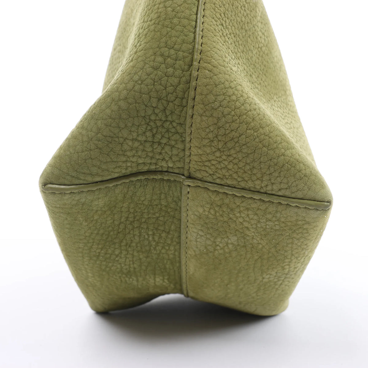 The Row Park Tote Small Leather Shoulder bag in Green