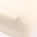 The Row Park Tote Small Leather Shoulder bag in Ecru