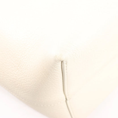 The Row Park Tote Small Leather Shoulder bag in Ecru