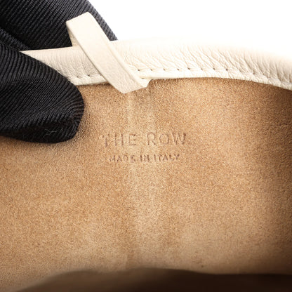 The Row Park Tote Small Leather Shoulder bag in Ecru