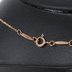 Tiffany Open Heart Diamond Necklace 750(YG) 3.0g