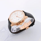 Tissot Chemin Des Tourelles T099.427.36.038.00 P11K02G2X PG x Leather AT Watch with Silver Dial