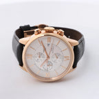 Tissot Chemin Des Tourelles T099.427.36.038.00 P11K02G2X PG x Leather AT Watch with Silver Dial