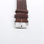 Tom Ford N.001 TFT001003 00276 SS & Leather QZ Watch with Black Dial