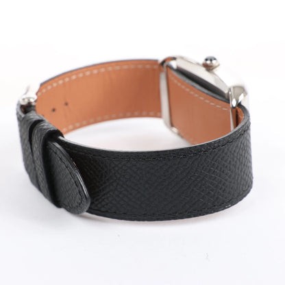 Tom Ford N.001 TFT001003 00276 SS & Leather QZ Watch with Black Dial