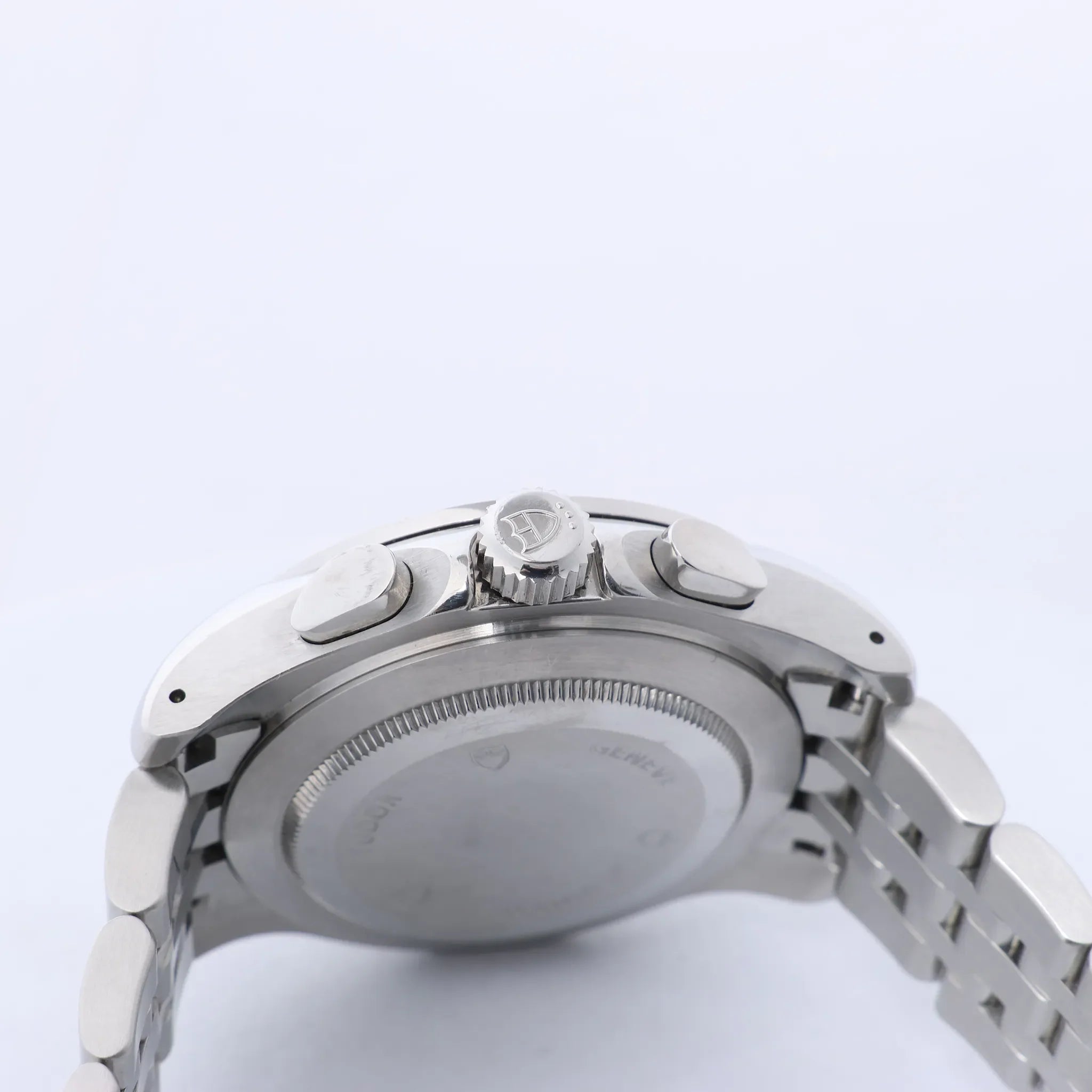 Tudor Chronautic 79380P 832584 SS AT Watch with Black Dial