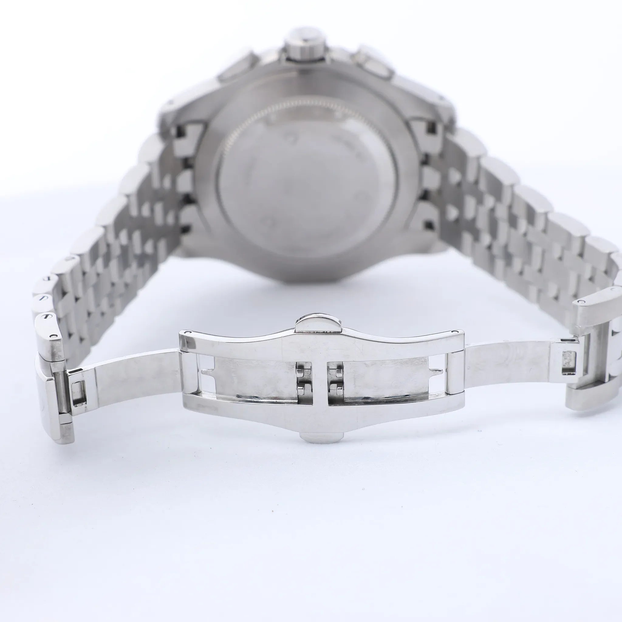 Tudor Chronautic 79380P 832584 SS AT Watch with Black Dial