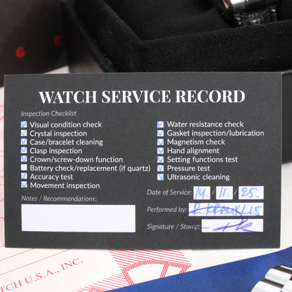 Tudor Prince Tiger Chrono 79280P SS Leather AT Watch with Silver Dial