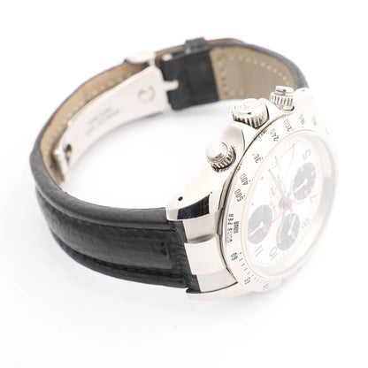 Tudor Prince Tiger Chrono 79280P SS Leather AT Watch with Silver Dial