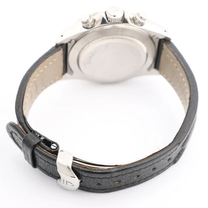 Tudor Prince Tiger Chrono 79280P SS Leather AT Watch with Silver Dial