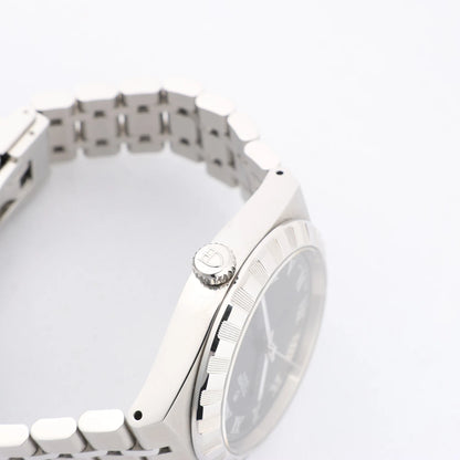 Tudor Royal 28500 50DM441 SS AT Uhr mit schwarzem Zifferblatt