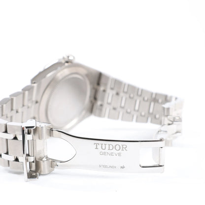 Tudor Royal 28500 50DM441 SS AT Uhr mit schwarzem Zifferblatt