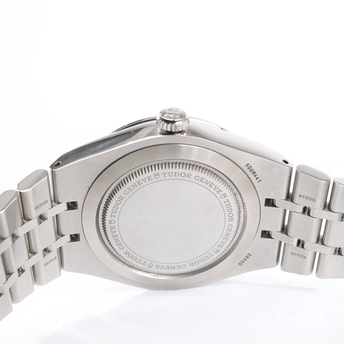 Tudor Royal 28500 50DM441 SS AT Uhr mit schwarzem Zifferblatt