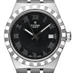 Tudor Royal 28500 50DM441 SS AT Black Dial Watch with Black Dial