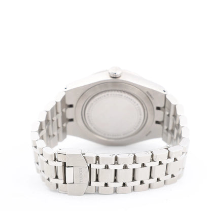 Tudor Royal 28500 50DM441 SS AT Uhr mit schwarzem Zifferblatt