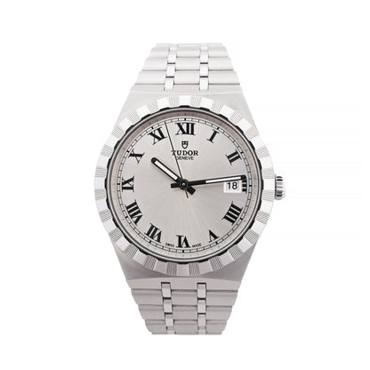 Montre Tudor Royal 28500 6P37051 SS SS AT à cadran argenté