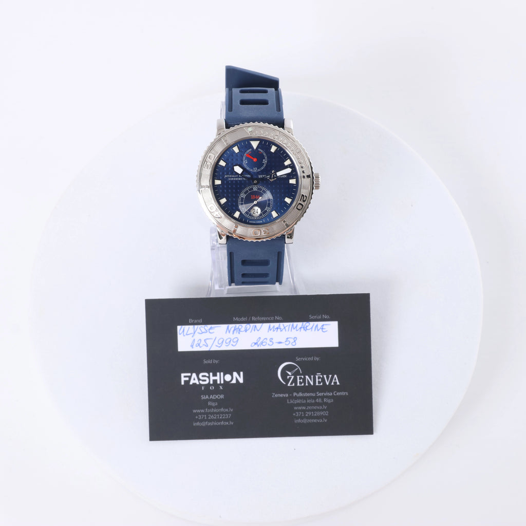 Ulysse Nardin Maxi Marine 263-58 AT Blue Dial