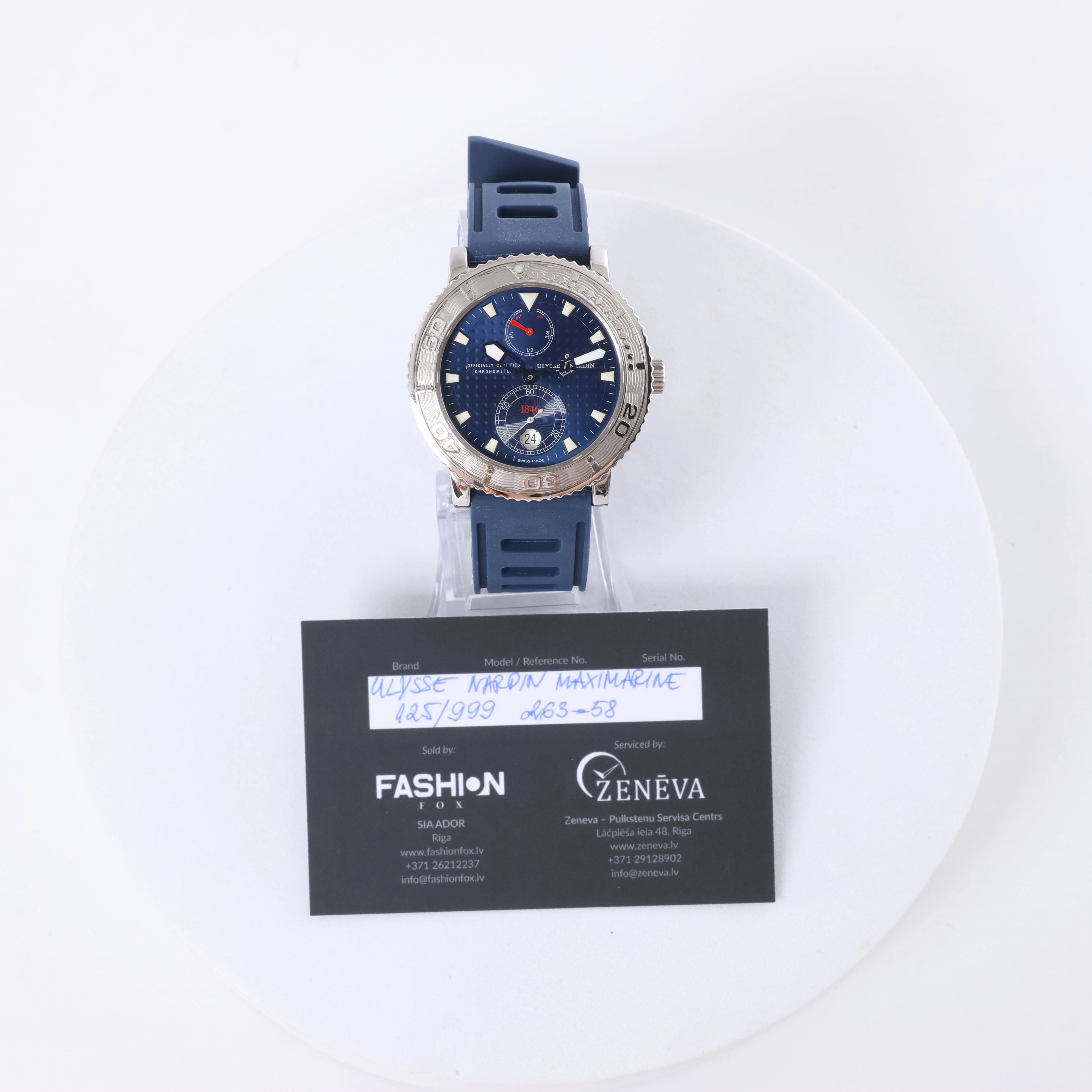 Ulysse Nardin Maxi Marine 263-58 AT Blue Dial