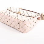 Valentino Garavani Rockstud Spike Leather 2Way Shoulder Bag in Pink