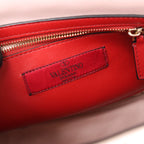 Valentino Garavani Rockstud Spike Leather 2Way Shoulder Bag in Pink