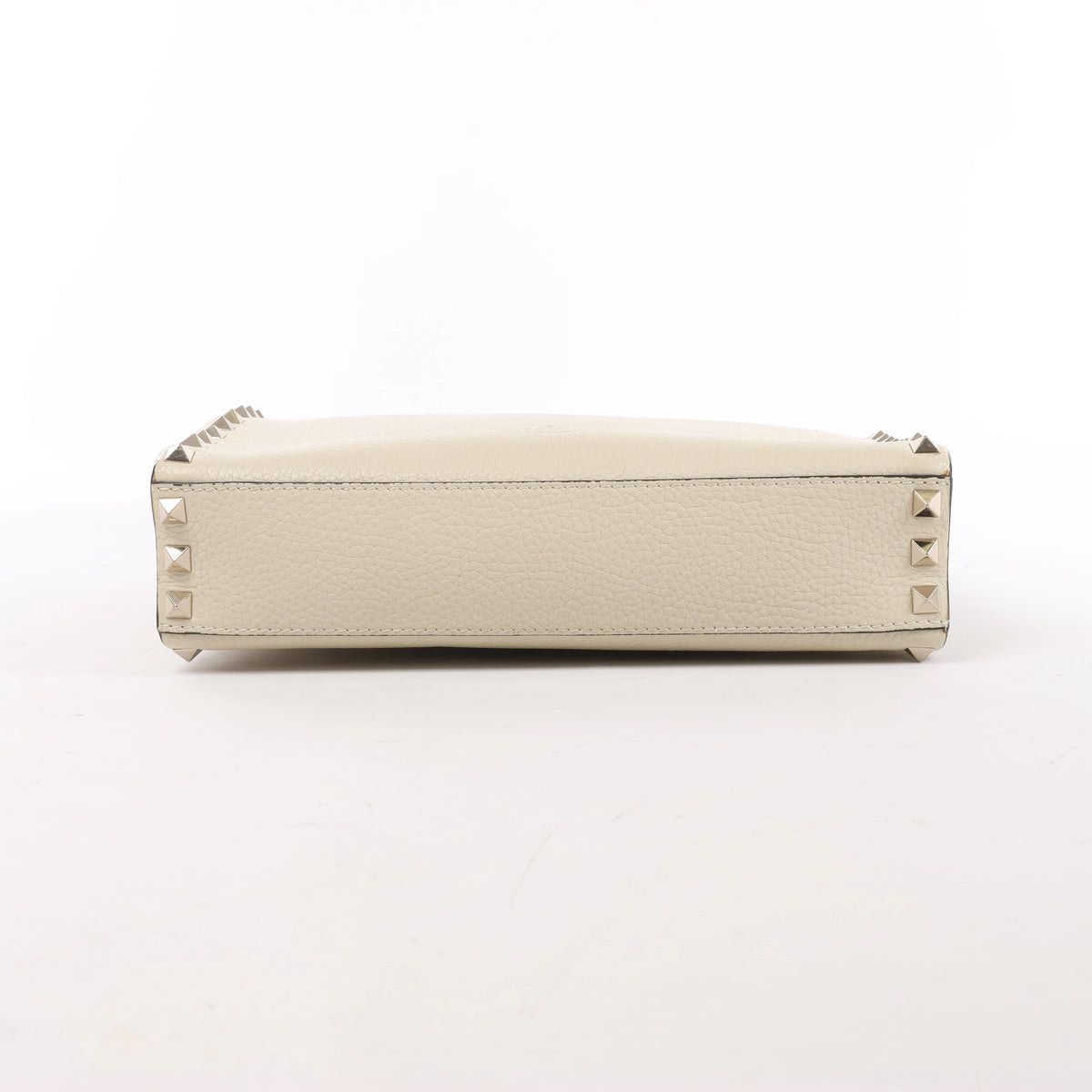 Bolso de hombro Valentino Garavani VLTN de lona y piel en beige y negro