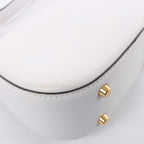 Valentino Garavani V logo Leather Shoulder bag in White