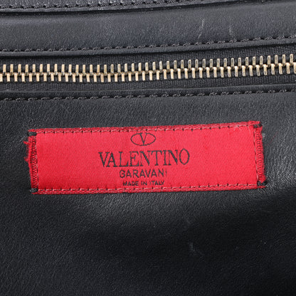 Valentino Garavani Rockstud Leather 2Way Handbag in Black