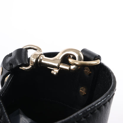 Sac à main Valentino Garavani Rockstud en cuir noir à double compartiment