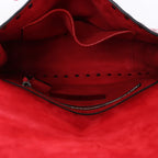 Valentino Rockstud Spike Chain 2Way Crossbody Bag in Red