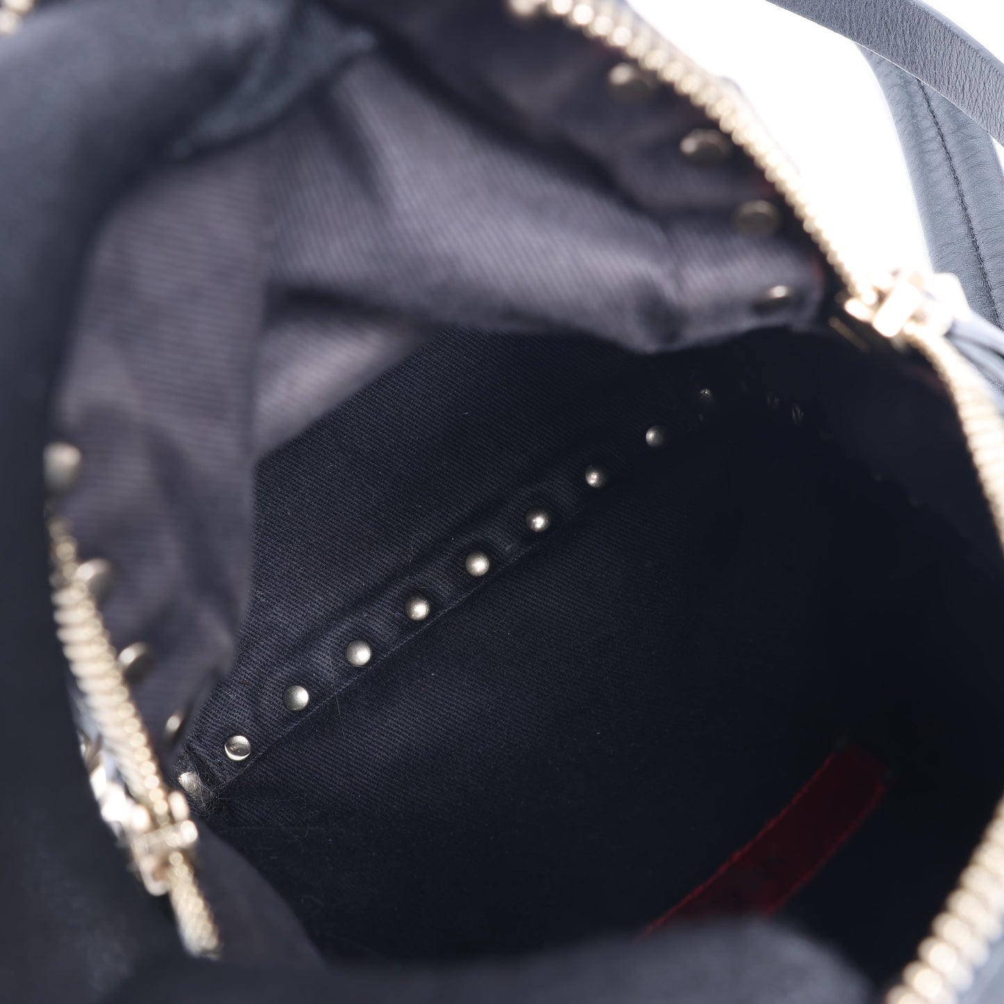 Valentino Garavani Rockstud Leather Backpack in Black