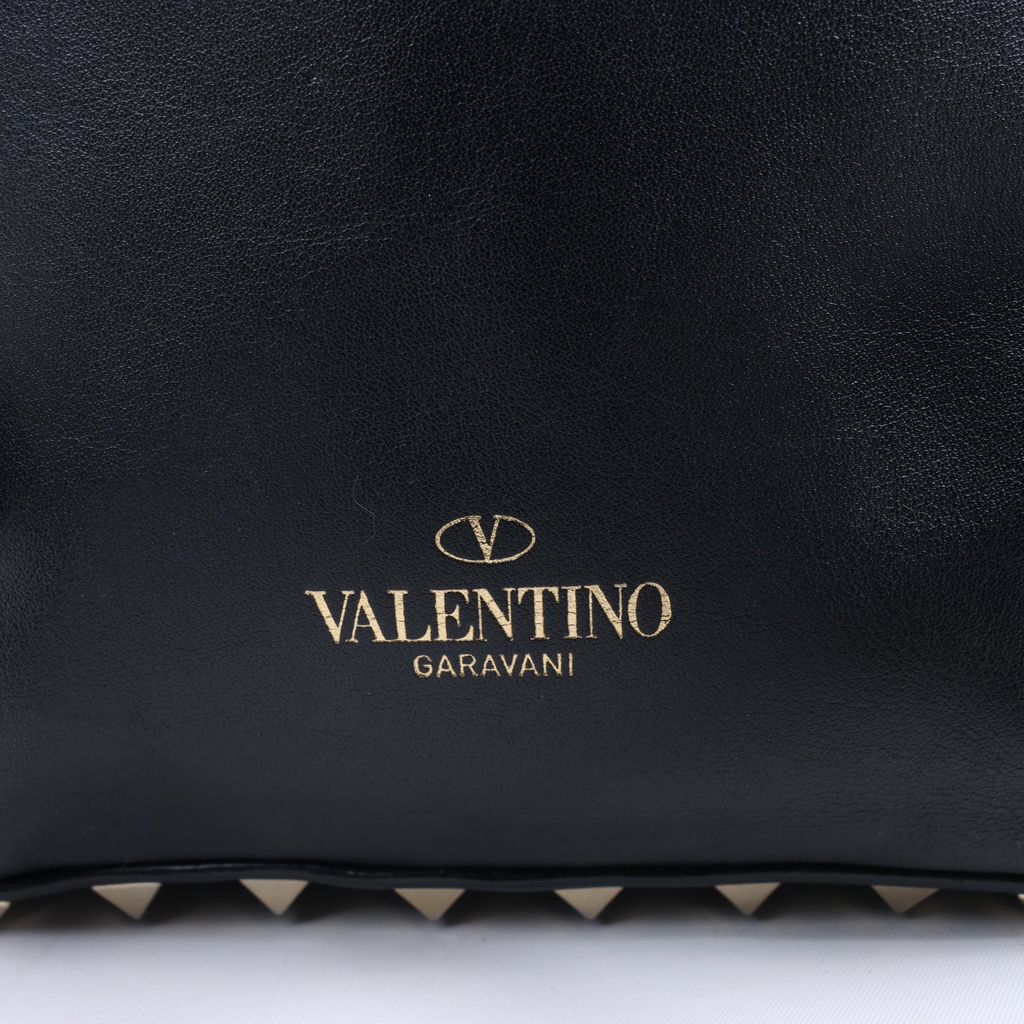 Valentino Garavani Rockstud Leather Backpack in Black