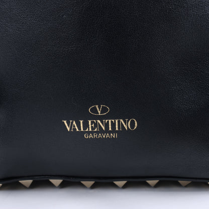 Valentino Garavani Rockstud Leather Backpack in Black