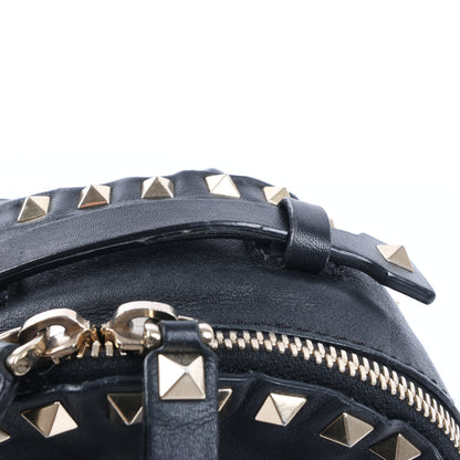 Valentino Garavani Rockstud Leather Backpack in Black