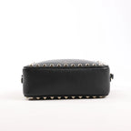 Valentino Garavani Rockstud Leather Crossbody Bag in Black