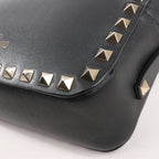 Valentino Garavani Rockstud Leather Crossbody Bag in Black