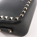 Valentino Garavani Rockstud Leather Crossbody Bag in Black