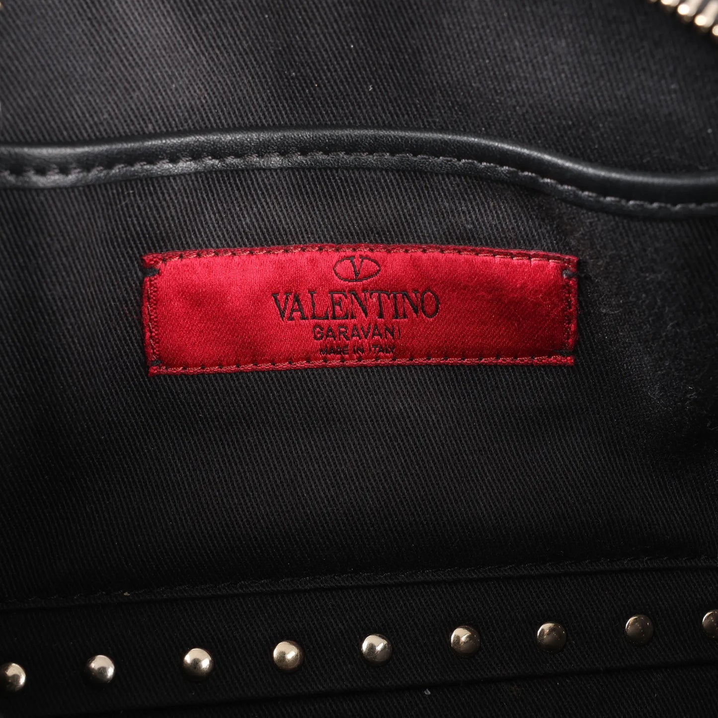 Valentino Garavani Rockstud Leather Crossbody Bag in Black
