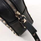 Valentino Garavani Rockstud Leather Crossbody Bag in Black