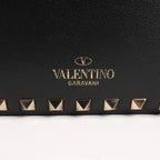 Valentino Garavani Rockstud Leather Crossbody Bag in Black