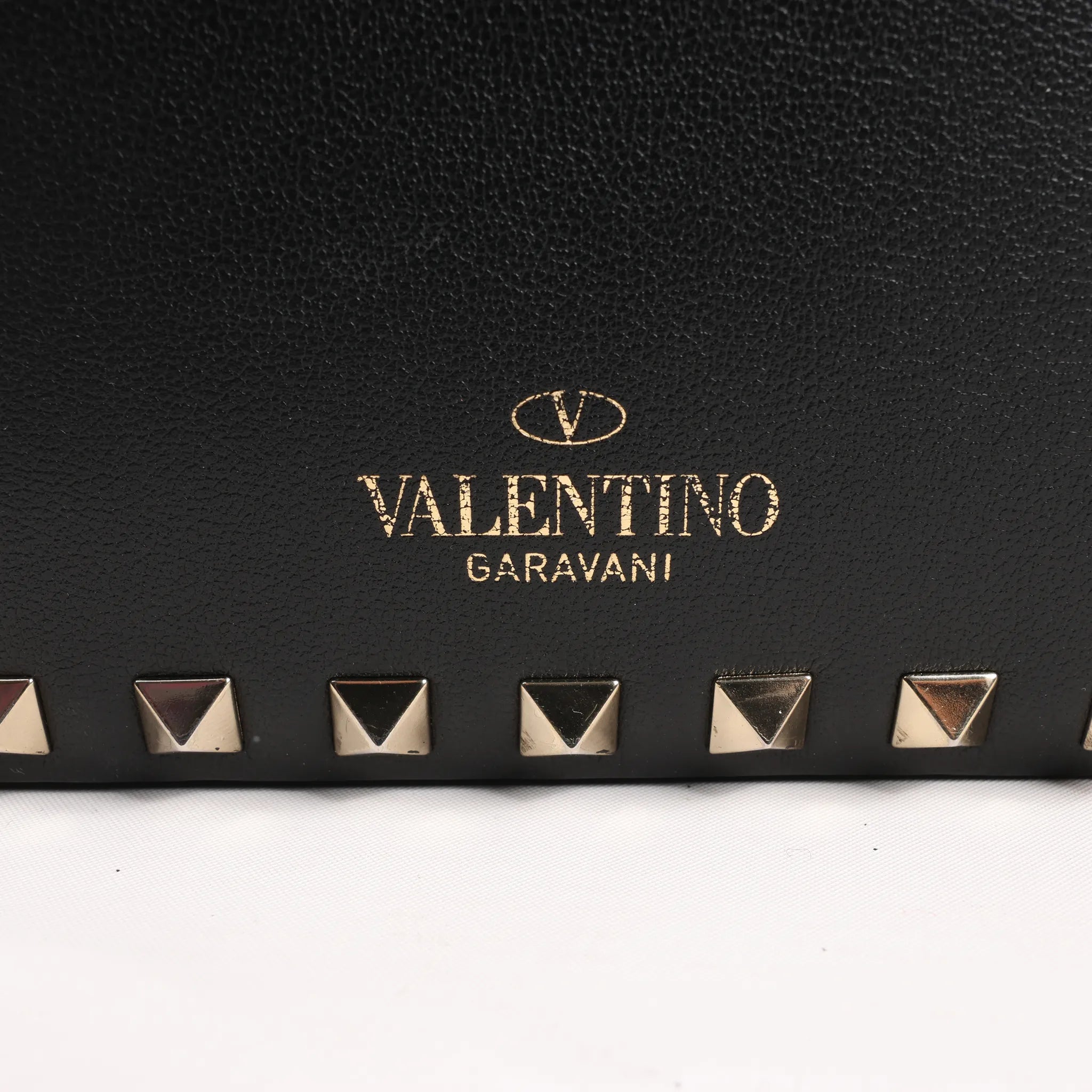 Valentino Garavani Rockstud Leather Crossbody Bag in Black