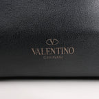 Valentino Garavani Rockstud Leather 2Way Handbag in Black