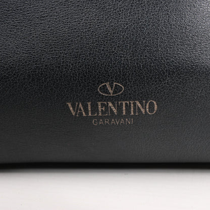 Valentino Garavani Rockstud Leather 2Way Handbag in Black