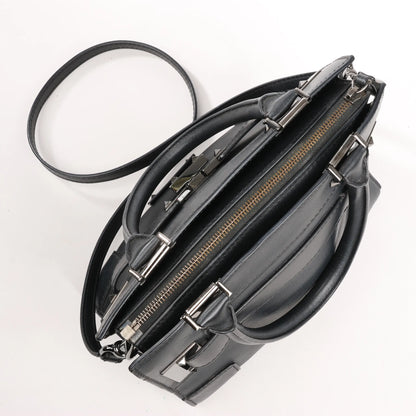 Valentino Garavani Rockstud Leather 2Way Handbag in Black