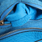 Valentino Garavani Rockstud Leather 2Way Handbag in Blue